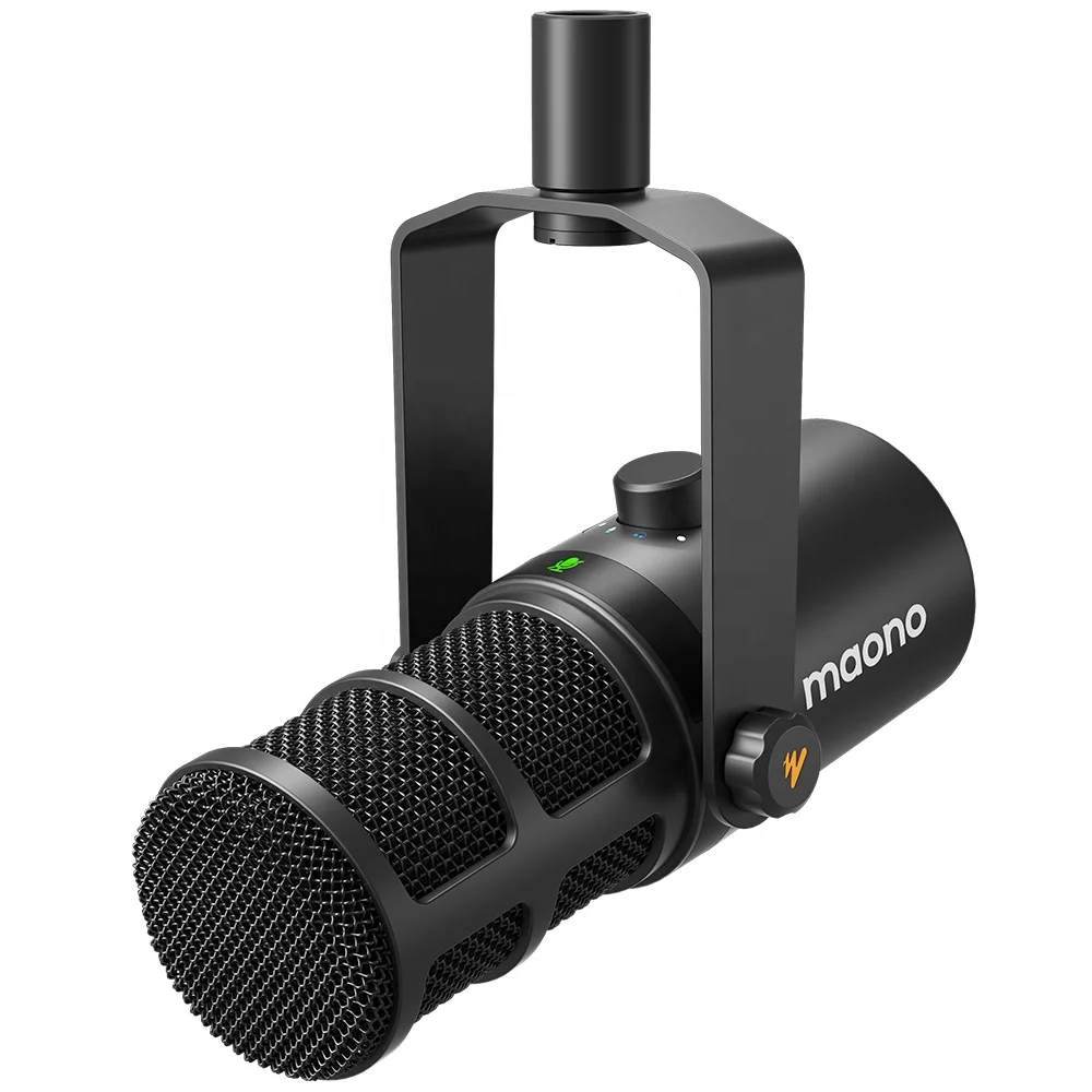MAONO Progmable Dynamic Microphone XLR and USB Dual Mode  Mic For Podcast Gaming - £758.60 GBP