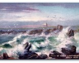 Old Harbour Lighthouse Folkestone England UNP Raphael Tuck 9415 DB Postc... - $6.88