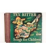 1948 Tex Ritter-Songs For Children-Capitol Set of 2 1 Missing - $266.28 MXN