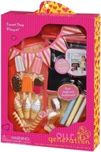 Our Generation Sweet Stop Ice Cream Playset Accessories for all 18&quot; Dolls New - £22.16 GBP