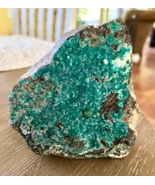 GORGEOUS RARE CHRISTMAS MINE AZ EMERALD GREEN DIOPTASE CRYSTAL SPECIMEN ... - $511.85 CAD