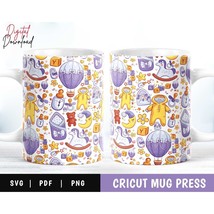Cricut Mug Press Svg, Kiddy Mug Press Svg, Coffee Mug SVG, Gift For Students - £2.32 GBP