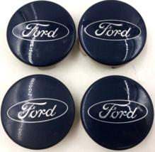 2013-2019 Ford Rim Wheel Center Cap Set Blue OEM B03B34023 - $89.99