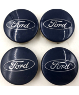 2013-2019 Ford Rim Wheel Center Cap Set Blue OEM B03B34023 - £70.78 GBP