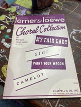 Vintage 1961 Lerner &amp; Loewe Choral Collection for two-part chorus Chappell &amp; Co. - $12.11