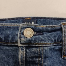 GAP RN#54023 Women's Blue Cotton Blend Denim Button-fly Pencil Skirt Size 8/29 image 9