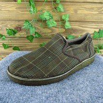 Clarks Originals Men Slip-On Shoes Brown Leather Slip On Size 11 Medium - £31.13 GBP