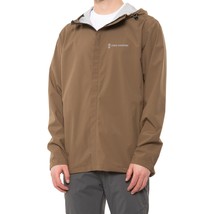Free Country Men&#39;s Spectator Hooded Performance Jacket Water Proof Bark Brown XL - £31.22 GBP