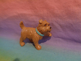 Mattel Barbie Posh Pets Park Replacement Light Brown Pet Puppy Dog Figure - $5.93
