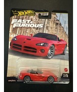 Hot Wheels 2024 Fast And Furious 2003 Dodge Viper SRT10 Real Riders 2/5 - $10.99