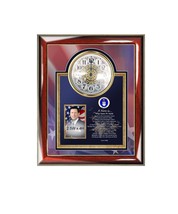 USAF Clock Picture Frame Air Force Personalize Photo Present Military Gift Army - £136.81 GBP