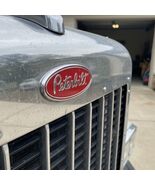 Universal Fit 1.2&quot; Peterbilt Oval Emblem Pin - Quality Metal with Rubber... - $525.92 MXN