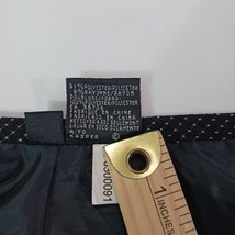 Kasper Women's Black With Yellow Dots Rear Zipper Pull-On Skirt Size 8 image 7