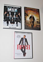 Lot of 3  Will Smith  DVD&#39;s , I am Legend, Men in Black 2, Hitch - £9.82 GBP