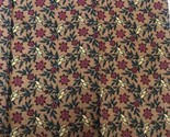 brown Teal red Floral Print Fat Quarter BY RJR FABRICS - $11.88