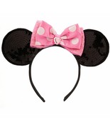 Disney Store Sequence Minnie Mouse Ears Headband - New - £11.93 GBP