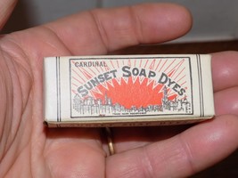 Vintage Sunset Soap Dyes Unused Cardboard Box and package - $830.38 MXN