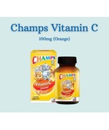  5 Bottles X 100s Champs Chewable Vitamin C 100mg for Kids (Orange Flavo... - $29.60