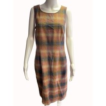 Chadwicks of Boston Women&#39;s Pink Plaid Dress Sleeveless Size 6 SKU 4084 - £22.61 GBP