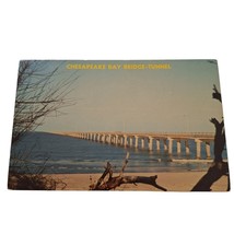 Postcard Chesapeake Bay Bridge Tunnel Connecting Virginia Beach Chrome U... - $10.11