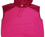 Avia Women&#39;s Short Sleeve Pink Pullover Hoodie Active Wear Size 2XL(20) New - $12.74