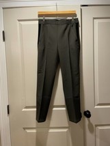 NWOT NINA RICCI Olive Green Pants Side Stripe FR 42/US 10 - $193.05