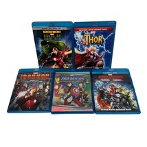 Mixed Lot of 5 Marvel Animated Feature Movies on Blu-ray Thor, Iron Man ... - £31.12 GBP