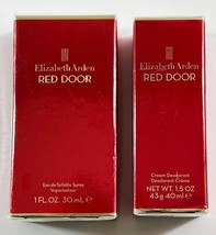 Red Door By Elizabeth Arden 1.0 Oz & Deodorant Cream - 1.5 Oz Brand New Sealed - $32.16