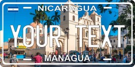 Nicaragua Managua City License Plate Custom Auto Bike Motorcycle Tag - $198.81 MXN+