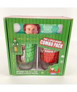 Elf Movie Gift Set Pint Glasses Speed Bottle Opener Combo Pack Buddy Fer... - $31.63