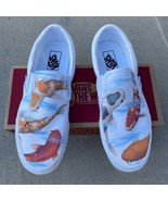 Koi Pond - White Slip On Vans - Men&#39;s And Women&#39;s Shoes - $169.00