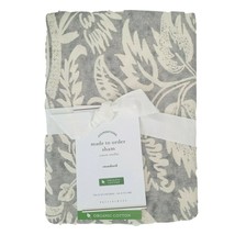 Pottery Barn Alessandra Organic Cotton Percale Standard Sham Gray Grey NEW - £28.60 GBP