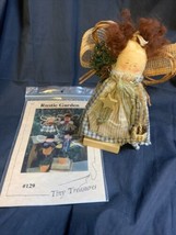 Tiny Treasures Rustic Garden Pattern Book With 1 Doll - £15.25 GBP