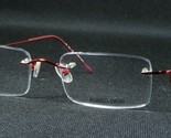 ROMEO GIGLI GENIUM {RG34103} CHERRY RED EYEGLASSES RG341 52-18-135mm Italy - $115.77