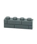 HGT Dark Grey Brick 1X4 Construction Brick Piece Rare Minifigures - $3.20
