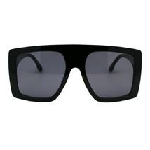 Womens Super Oversized Square Sunglasses Modern Fashion Shades UV 400 - £15.65 GBP