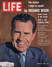 ORIGINAL Vintage March 16 1962 Life Magazine Richard Nixon - $29.69