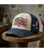 USA 250th Anniversary Baseball Cap 3D Printing Imitation Embroidery Hat ... - $22.00