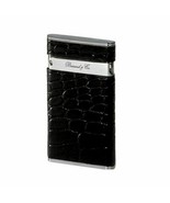 Brizard and Co. - The &quot;Venezia &quot; Lighter - Croco Pattern Black NIB - $344.55 CAD