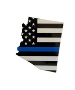ARIZONA Thin Blue Line USA Flag Reflective Decal Sticker Police - £4.74 GBP