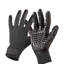 KronStar Pet Grooming Gloves, 5 Finger Design - Black - £7.03 GBP