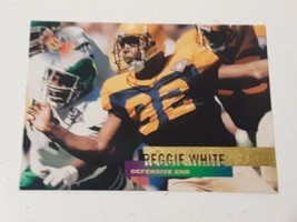 Reggie White Green Bay Packers 1995 Topps Stadium Club Card #386 - £0.78 GBP
