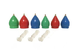 6 New Wooden Spinning Top Tops Toy Adult Kid Trompo Trompos with 3 cords... - £25.27 GBP