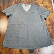 FIGS Technical Collection Leon Scrub Top Mens Size XL Pocket Graphite - £15.56 GBP