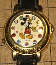 LORUS Mickey Mouse Watch needs battery but checked works - £19.97 GBP