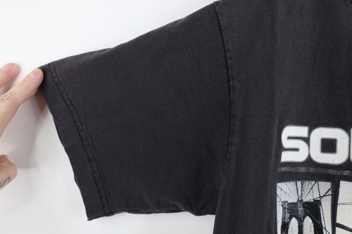 Vintage 90s Y2K Southpole Boys Medium Distressed Spell Out New York T-Shirt Item image 8