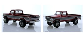 1:64 Scale Ford F-250 Lifted Off Road 4x4 Pickup Truck Diecast Model Red - £32.24 GBP