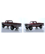 1:64 Scale Ford F-250 Lifted Off Road 4x4 Pickup Truck Diecast Model Red - £32.38 GBP