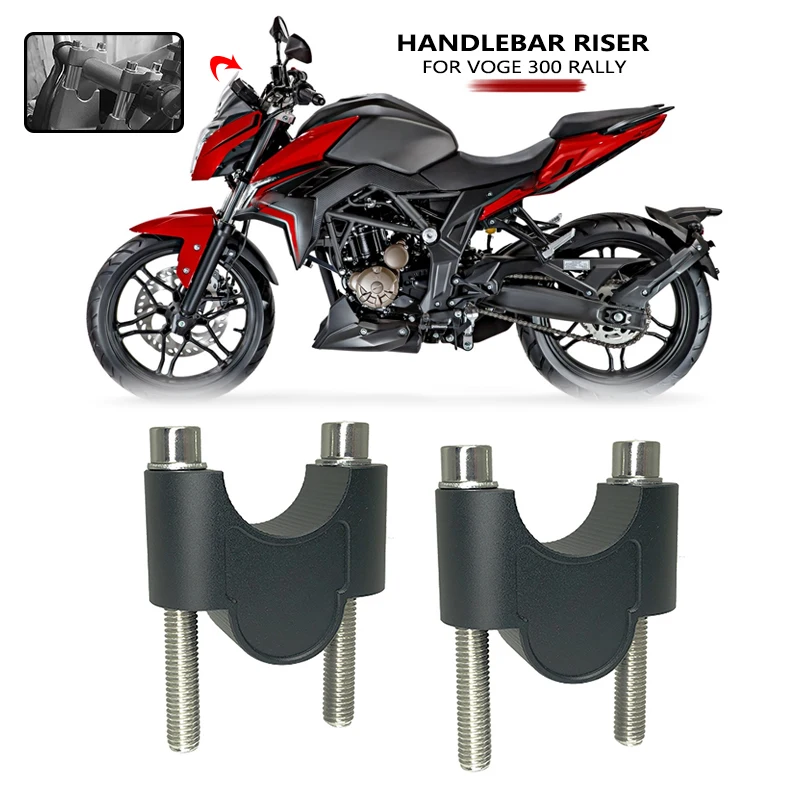 Motorcycle Accessories Handlebar Riser Bar Mount Handle Clamp Rise Fit For VOGE - £22.14 GBP