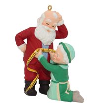 Hallmark Keepsake Ornament A Fitting Moment Mr. and Mrs. Claus 8th in Series 199 - $11.76